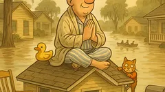 Barzelletta: Durante l’alluvione, il Signore provvederà